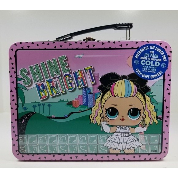 LOL Surprise XL Lunch Box Carry All Tin- The Tin Box Company Kids school - Picture 4 of 8